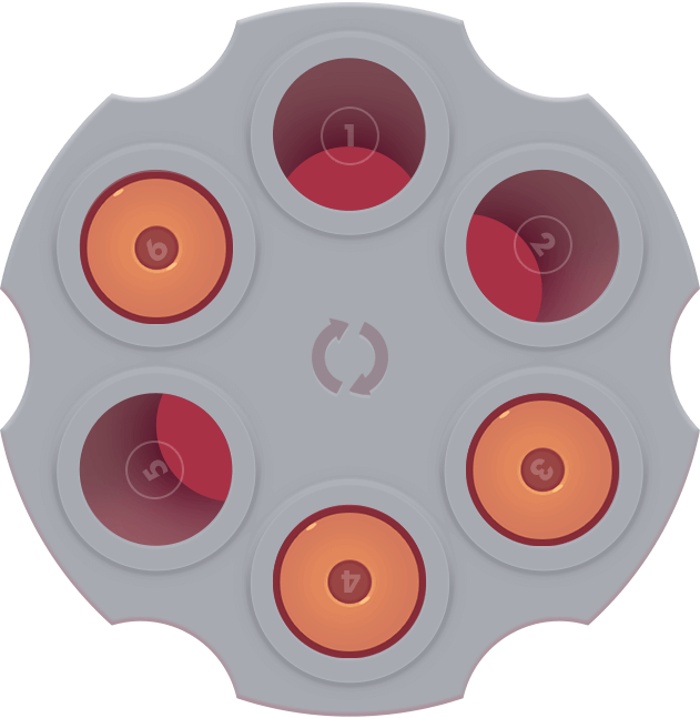 Six-chamber cylinder